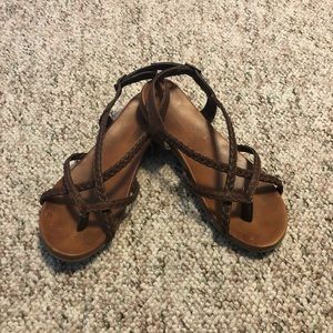 MIA Leather strap sandals
